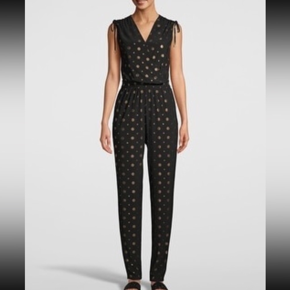 Black House White Market Medallion Black Sleeveless Jumpsuit